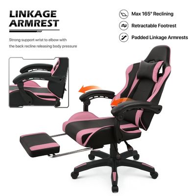 회전용 의자 ALINUNU 에르고노믹 컴퓨터 레이싱 비디오 PC 사용자 지정 게임 성인용