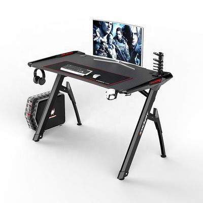 사용자 정의 컴퓨터 PC 게임 책상 인터넷 게임용 PU 표면 재료