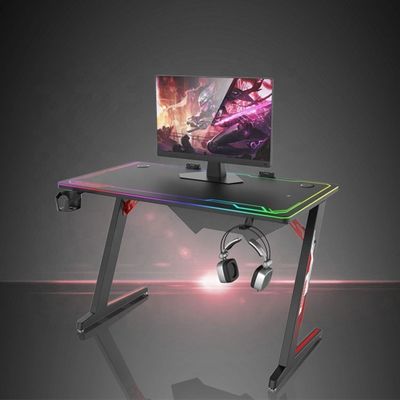 상업용 가구 RGB 조명 시스템과 조절 가능한 디자인으로 컴퓨터 테이블