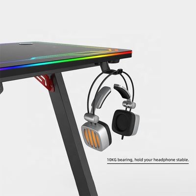 상업용 가구 RGB 조명 시스템과 조절 가능한 디자인으로 컴퓨터 테이블
