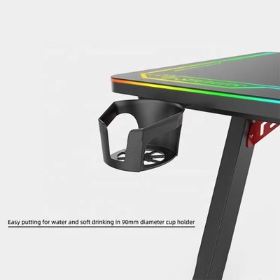 상업용 가구 RGB 조명 시스템과 조절 가능한 디자인으로 컴퓨터 테이블
