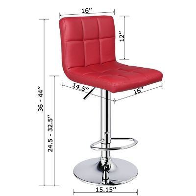 현대 디자인 PU 가죽 조정 가능한 회전 바 배낭 14.5 &quot;D x 16&quot;W x 24.5 &quot;H