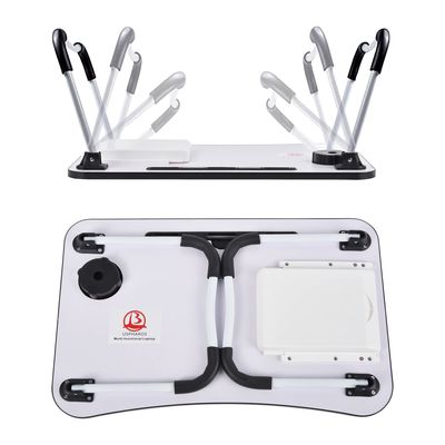 휴대용 폴더블 노트북 침대 테이블 책상 트레이 컵 홀더 15.7 &quot;D x 23.6&quot;W x 11&quot;H