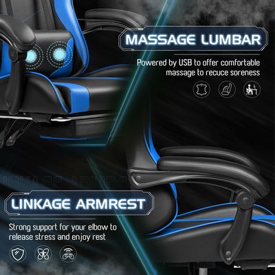 Alinunu Racing Razer 게임 의자 현대 디자인 스타일 홈 오피스 가구와 함께 게임실 또는 거실을 업그레이드하십시오.
