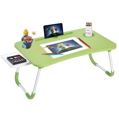 접이식 랩 데스크 베드 트레이 컵 홀더와 제품 크기 15.7 &quot;D x 23.6&quot;W x 11&quot;H