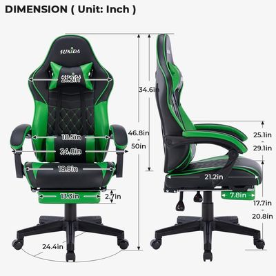 OEM ODM 맞춤형 현대 스코피온 게임 의자 가죽 에르고노믹 회전 컴퓨터 좌석