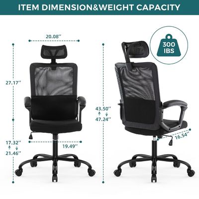 맞춤형 색상 및 회전 롤링과 함께 Ergonomic Mesh 가정 사무실 컴퓨터 의자