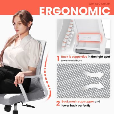 임원 사무실 의자 허리 지원과 높이를 조절 할 수 있는 팔받침으로 Mesh 의자