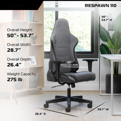 OEM ODM 통합 헤드레스트 성인용 Ergonomic PC 게임 의자 사용자 정의