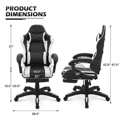 맞춤형 OEM ODM 회전 의자 ALINUNU 컴퓨터 게임 의자 헤드레스트와 허리