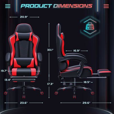 현대적인 디자인 ALINUNU 게임 의자 마사지 허리 뒷받침과 360 회전 좌석