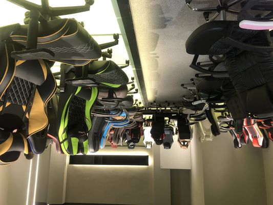 발받침과 마사지 합성 가죽 41 파운드의 조정 가능한 Ergonomic 게임 의자