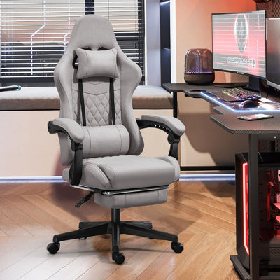 발받침과 마사지 합성 가죽 41 파운드의 조정 가능한 Ergonomic 게임 의자
