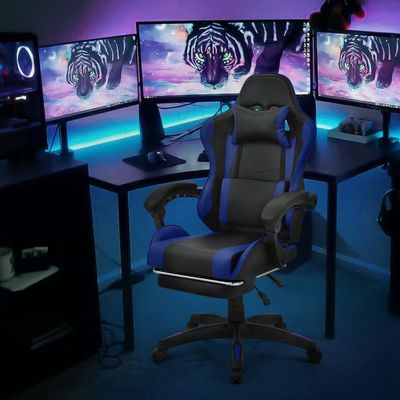 34.2 파운드 아이템 무게 ALINUNU 허리 뒷받침 발받침과 함께 Ergonomic 경주 의자