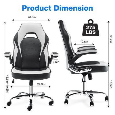메일 포장 ALINUNU 허리 뒷받침이 있는 Ergonomic Racing Gaming Chair 맞춤형 색상