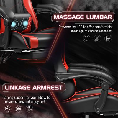 360 회전식 Silla Gamer 에르고노믹 게임 의자 높이 조절 및 에르고노믹 디자인