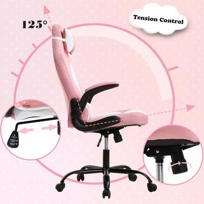 제품 크기 28&quot;D x 27.3&quot;W x 47.6&quot;H 성인용 ALINUNU 직선 게임 의자