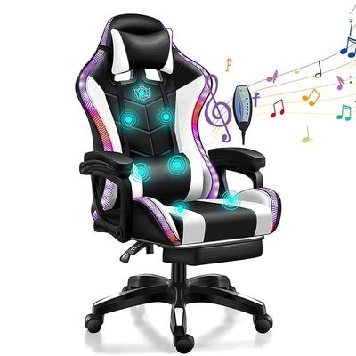 모던 스타일 ALINUNU RGB 게임 의자 360 회전 기능과 마사지 기능