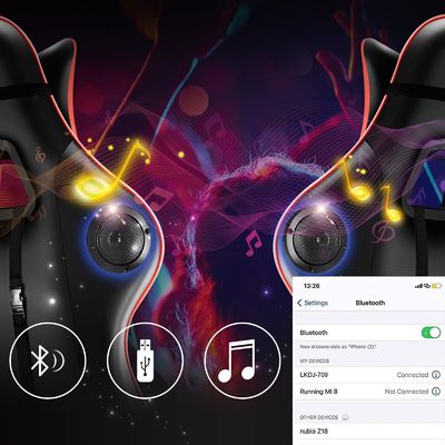 모던 스타일 ALINUNU RGB 게임 의자 360 회전 기능과 마사지 기능