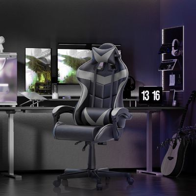 마사지 33&quot;D x 24&quot;W x 49.2&quot;H를 가진 PU 게임 의자를 구입하세요.