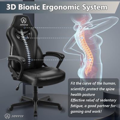 편안한 PC 게임을 위해 ALINUNU 레이싱 게임 의자 허리 지원 및 3 가스 리프트