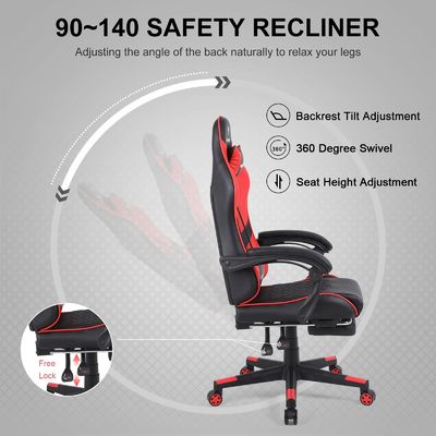 맞춤형 컬러 에르고노믹 오피스 의자 Recliner 기능과 높이 조정