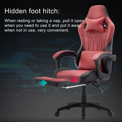 높은 등 게임 의자 가죽 컴퓨터 의자 레이싱 임원 에르고노믹 책상 의자 Recliner