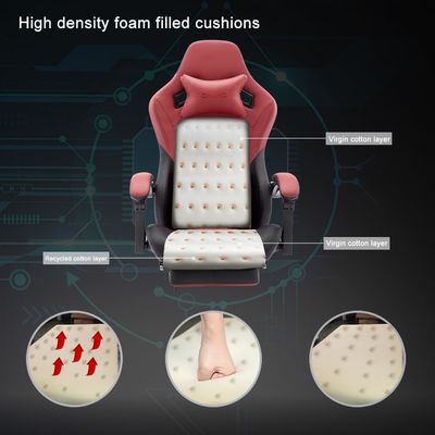 높은 등 게임 의자 가죽 컴퓨터 의자 레이싱 임원 에르고노믹 책상 의자 Recliner