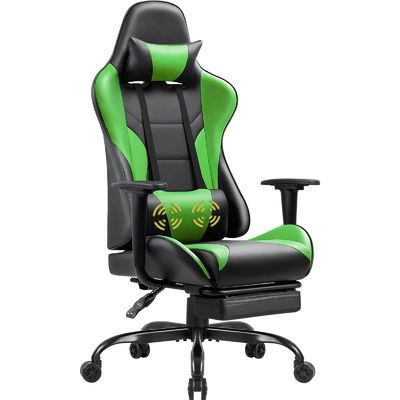 발받침과 함께 Ergonomic 게이머 의자 경주 및 게임 사용자 정의