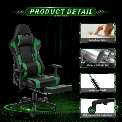 높은 등 Ergonomic 컴퓨터 레이싱 의자 300 파운드 최대 무게 추천