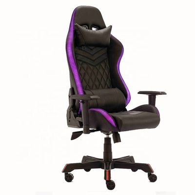 2023 하이 백 에르고노믹 회전 PC 컴퓨터 게이머 레이싱 게임 의자 팔받침 포함