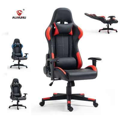 ALINUNU 경주 게임 의자 높이 조절 가능한 회전식 사무실 PC 컴퓨터 게임 의자