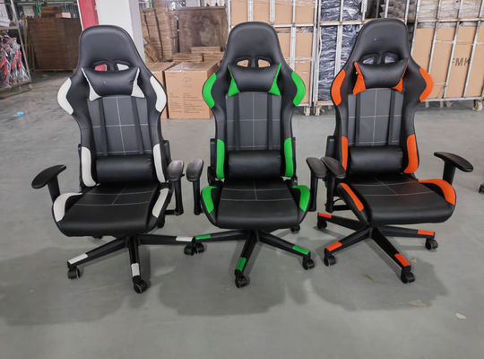ALINUNU 경주 게임 의자 높이 조절 가능한 회전식 사무실 PC 컴퓨터 게임 의자