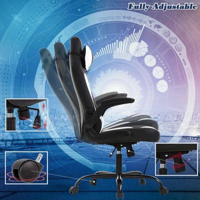 맞춤형 색상 및 허리 지원 플립업 팔과 함께 탄탄한 등 Ergonomic 사무실 의자