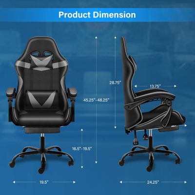직접 판매 게임 의자 조정 기능 21 &quot;D x 46&quot;W x 23&quot;H 메일 포장 Y