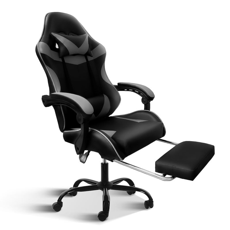 플라스틱 의자 발받침과 허리 지원과 함께 Ergonomic 게임 의자 33 파운드 무게