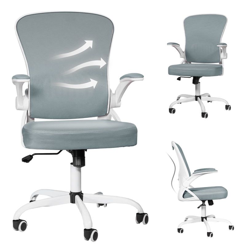 높이를 조절할 수 있는 집용 사무실 의자 21&quot;D x 24&quot;W x 43&quot;H 금속 구조물