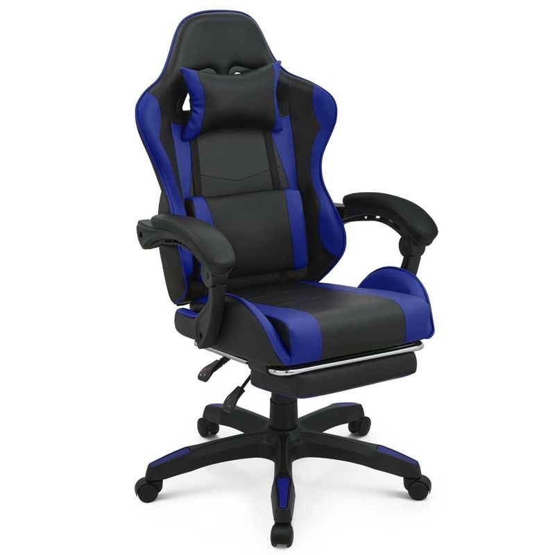 34.2 파운드 아이템 무게 ALINUNU 허리 뒷받침 발받침과 함께 Ergonomic 경주 의자